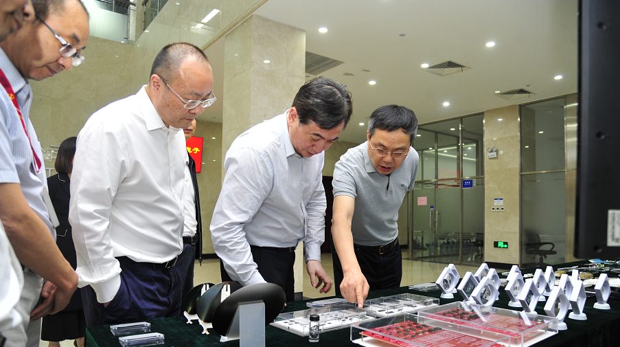 杭州市委副书记、市长刘忻莅临彩名堂调研集成电路制造发展情况